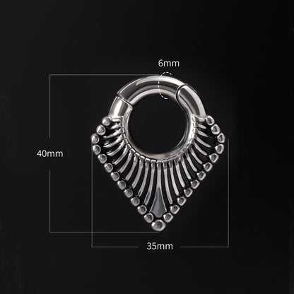 Ear Weights V-shaped Hanger with Easy Clasp/ Silvery Ear Hnagers/ Stretcher Earrings/ 2 Gauges Earring/ Earlobe Stretching/Circle Weights