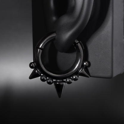 Black Spiked Ear Weights