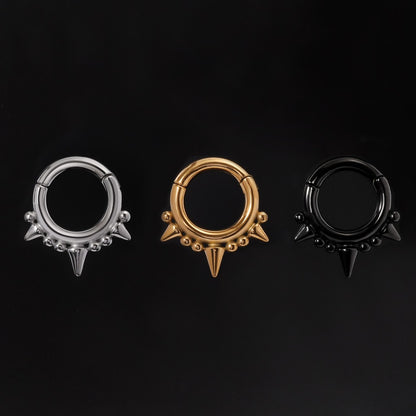 Black Spiked Ear Weights