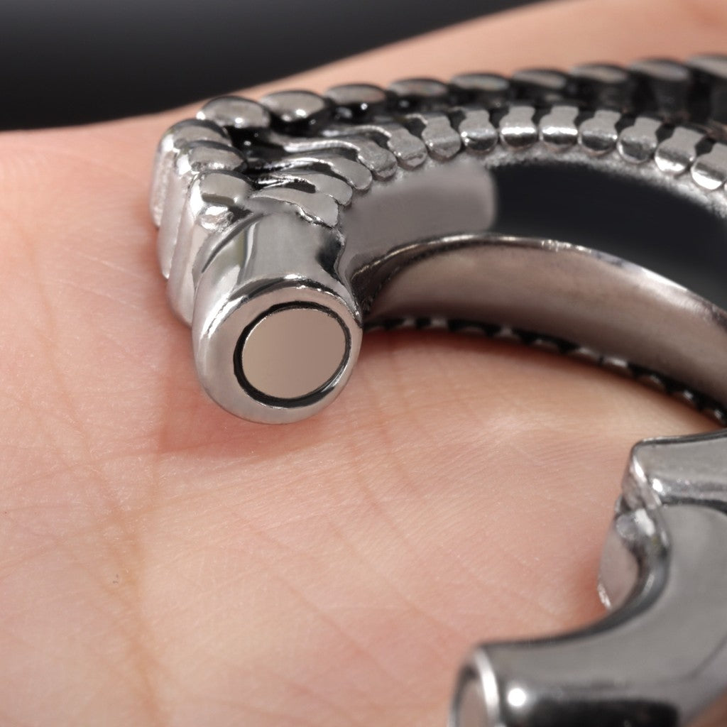 Ear Weights V-shaped Hanger with Easy Clasp/ Silvery Ear Hnagers/ Stretcher Earrings/ 2 Gauges Earring/ Earlobe Stretching/Circle Weights