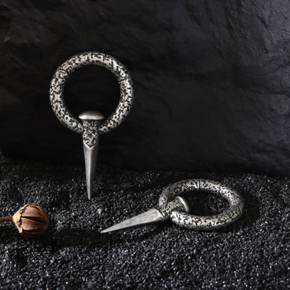 316L Nail Ear Weights / High Quality Steel Ear Hanger/ 6 Gauge Ear Weight Silvery/ Ear Stretched Jewelry/ Weighted Hoops Silvery 4mm