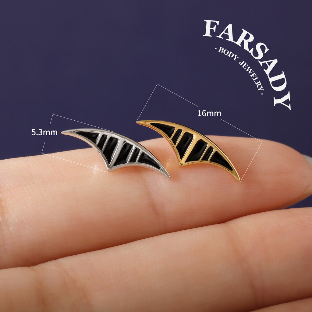 Lunar EclipseThreadless Labret Stud