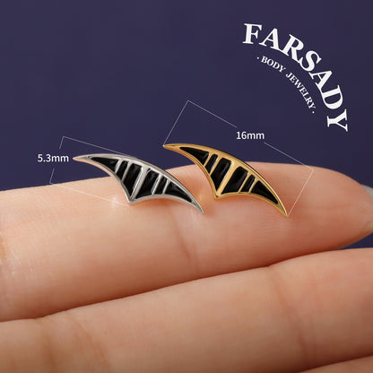 Lunar EclipseThreadless Labret Stud